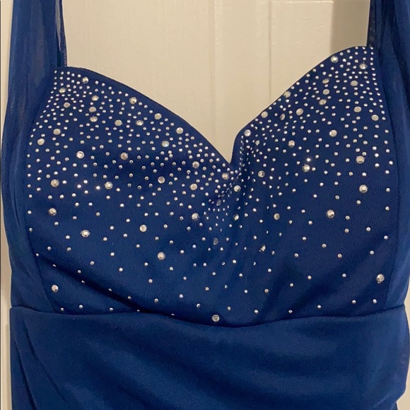 Long Halter Prom Dress - Picture 3 of 6